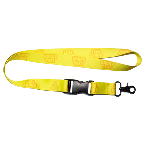 Lanyard | BarryFest | Yellow